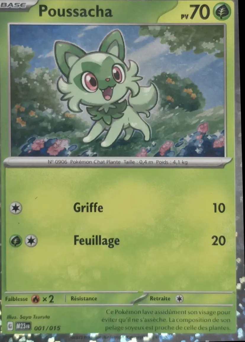 Carte Pokémon Poussacha #1 — 2023 Promo McDonald's