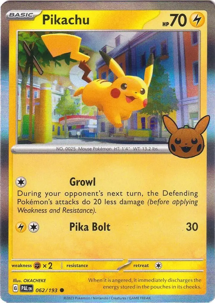 Pikachu #062 — Trick or Trade BOOster Bundle 2023