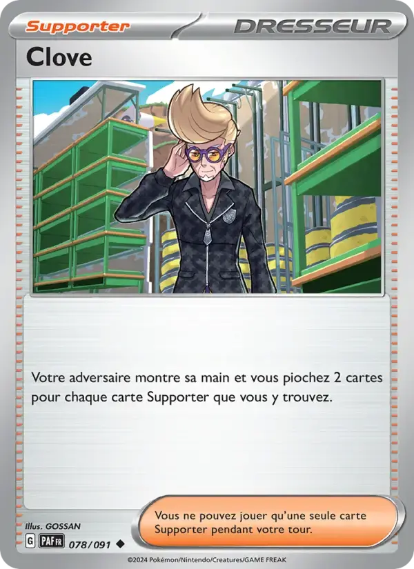 Carte Pokémon Clove #078 — Destinées de Paldea