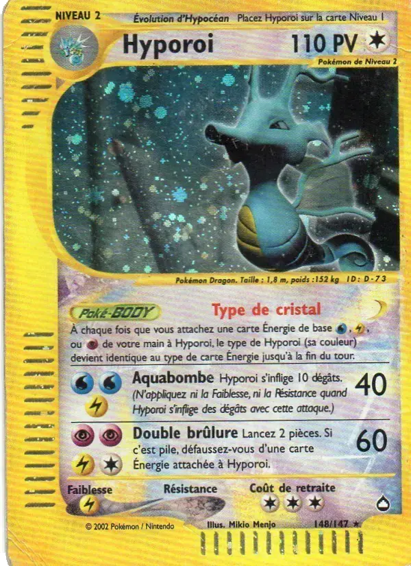 Carte Pokémon Hyporoi #148 — Aquapolis