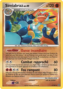 Carte Pokémon Simiabraz #3 — Tempête