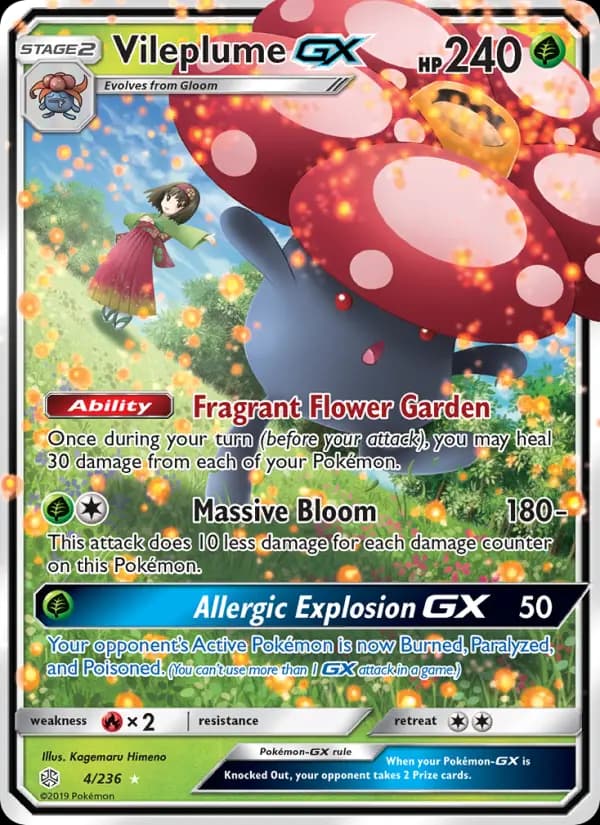 Vileplume GX #4 — Cosmic Eclipse