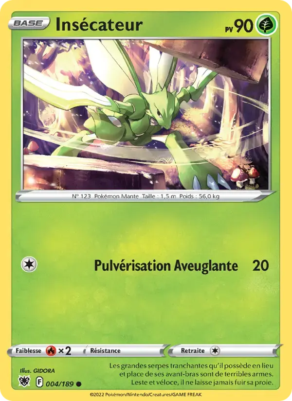 Carte Pokémon Insécateur #004 — Astres Radieux