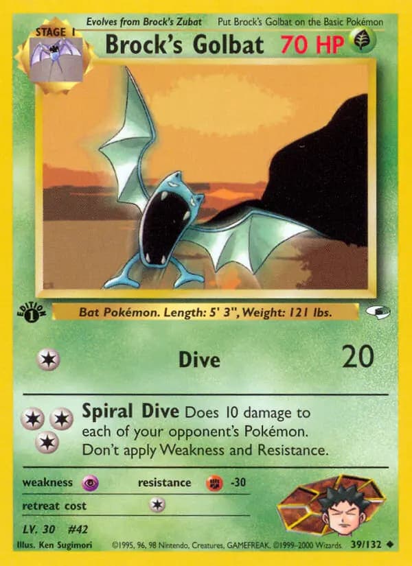 Brock's Golbat #39 — Gym Heroes