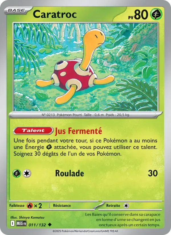 Carte Pokémon Caratroc #011 — Méga-Évolution