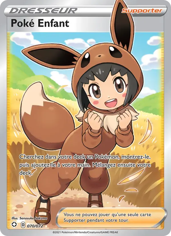 Carte Pokémon Poké Enfant #70 — Destinées Radieuses