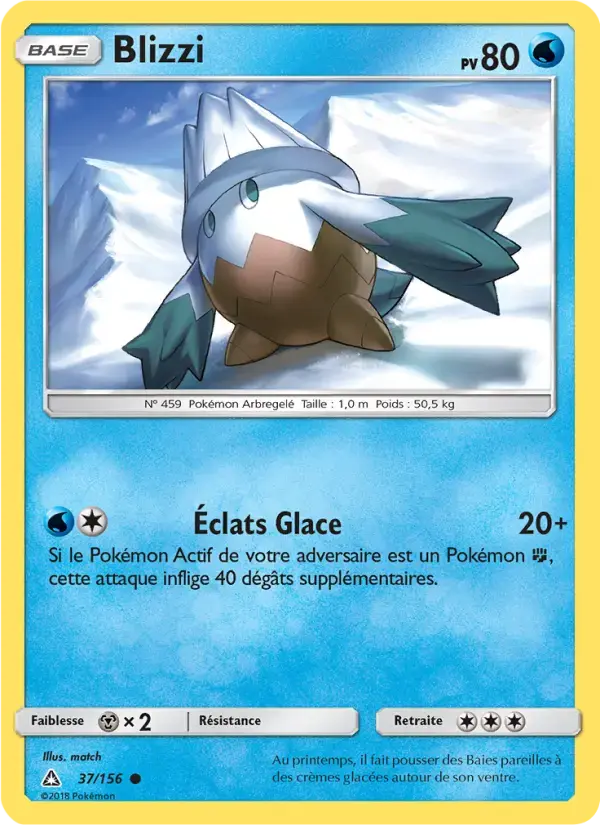 Carte Pokémon Blizzi #37 — Ultra-Prisme