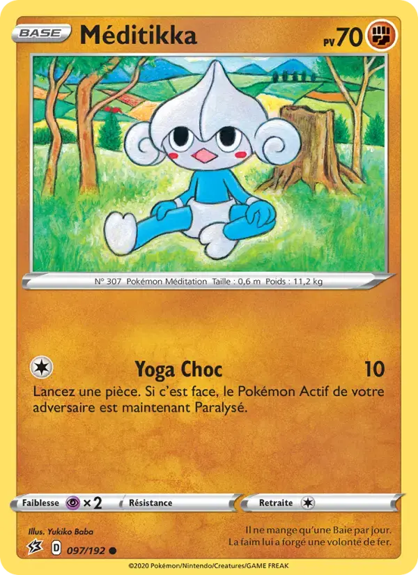 Carte Pokémon Méditikka #97 — Clash des Rebelles