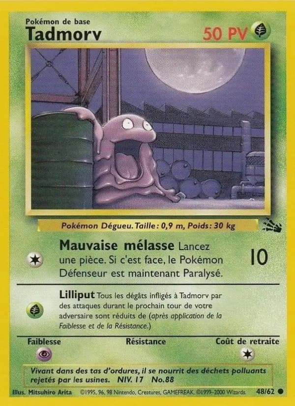 Carte Pokémon Tadmorv #48 — Fossile