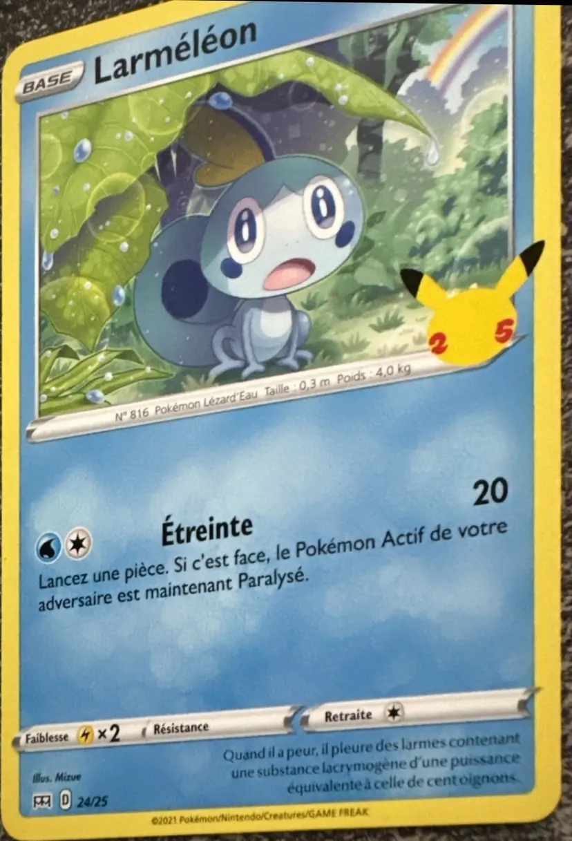 Carte Pokémon Larméléon #24 — 2021 Promo McDonald's