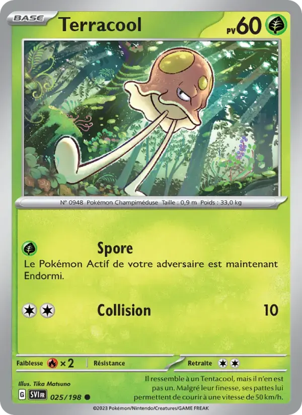 Carte Pokémon Terracool #025 — Écarlate et Violet