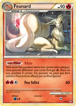 Carte Pokémon Feunard #17 — L'Appel des Légendes