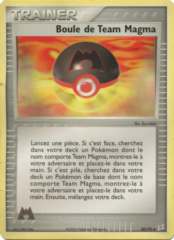 Carte Pokémon Boule de Team Magma #80 — Team Magma vs Team Aqua