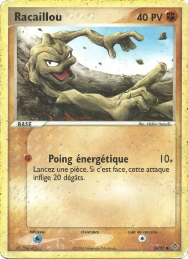 Carte Pokémon Racaillou #56 — Dragon