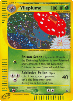 Vileplume #H31 — Aquapolis