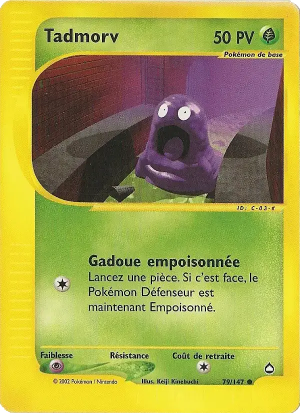 Carte Pokémon Tadmorv #79 — Aquapolis