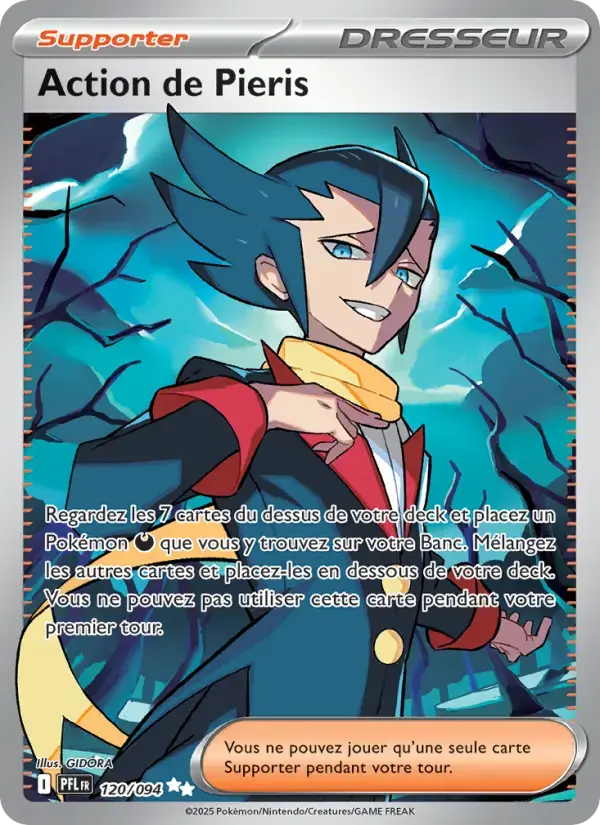 Carte Pokémon Action de Pieris #120 — Flammes Fantasmagoriques
