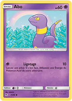 Carte Pokémon Abo #25 — Destinées Occultes