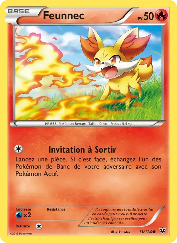 Carte Pokémon Feunnec #11 — Impact des Destins