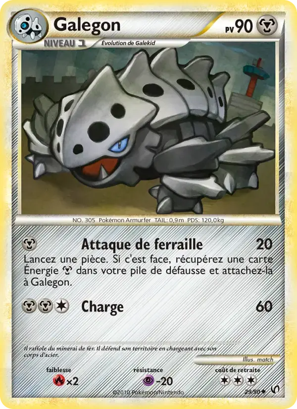 Carte Pokémon Galegon #29 — Indomptable
