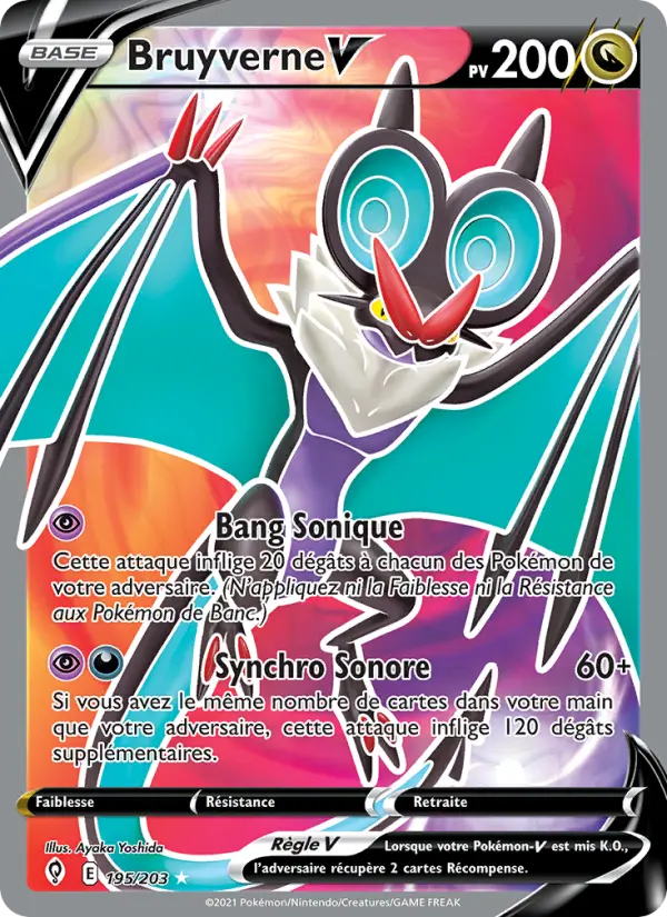 Carte Pokémon Bruyverne V #195 — Évolution Céleste
