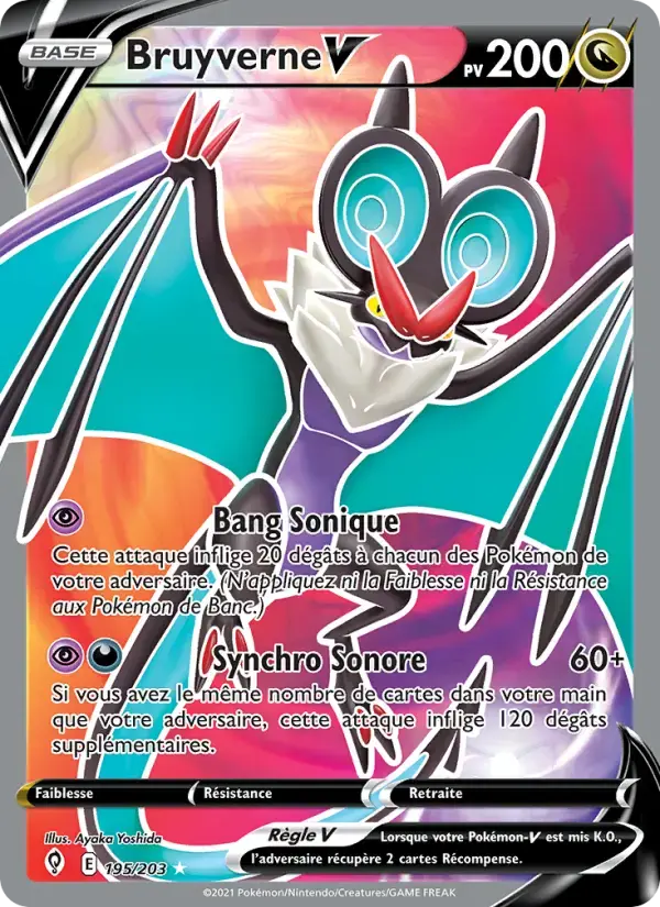 Carte Pokémon Bruyverne V #195 — Évolution Céleste