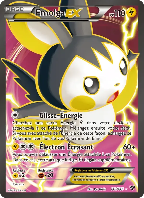 Carte Pokémon Emolga EX #143 — XY