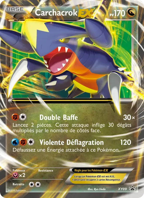 Carte Pokémon Carchacrok EX #XY09 — Promos X&Y