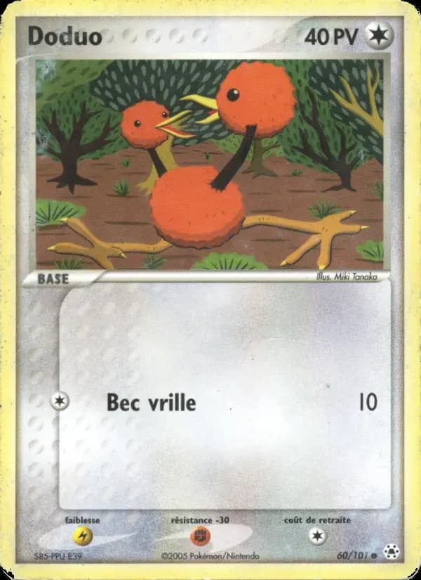 Carte Pokémon Doduo #60 — Légendes Oubliées