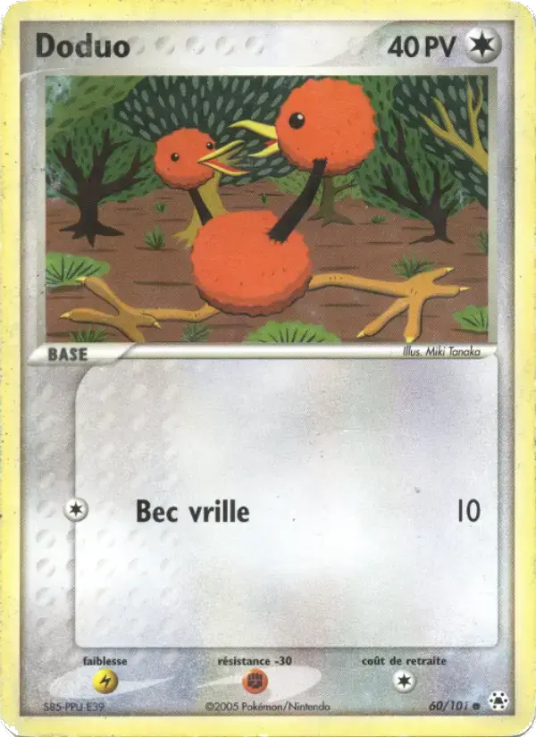 Carte Pokémon Doduo #60 — Légendes Oubliées