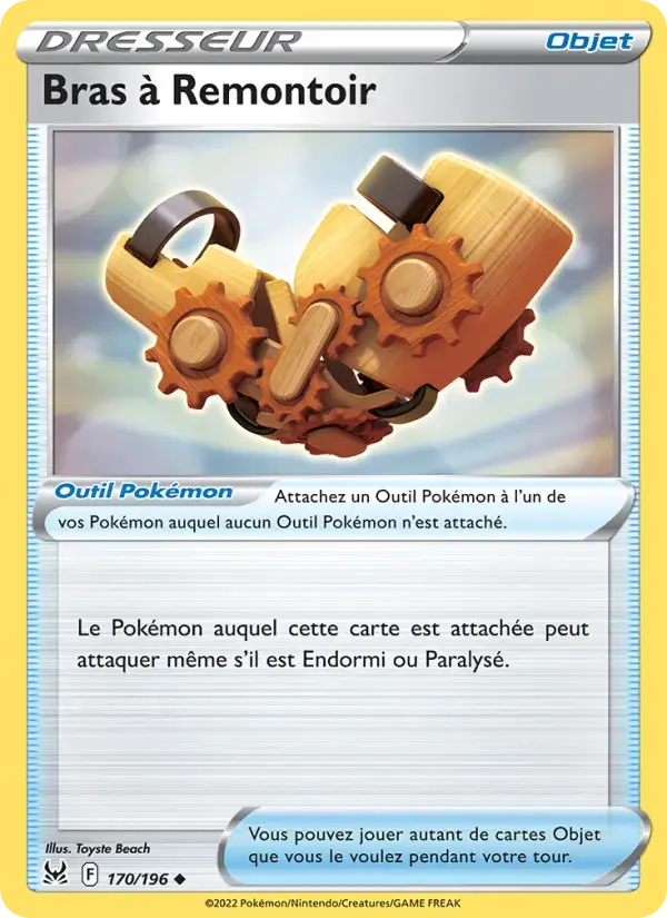 Carte Pokémon Bras à Remontoir #170 — Origine Perdue