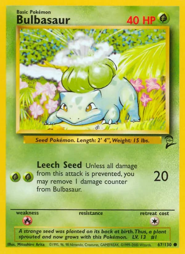 Bulbasaur #67 — Base Set 2