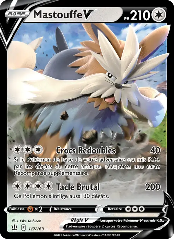 Carte Pokémon Mastouffe V #117 — Styles de Combat
