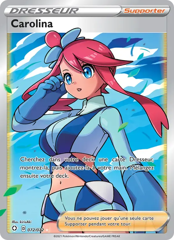 Carte Pokémon Carolina #72 — Destinées Radieuses
