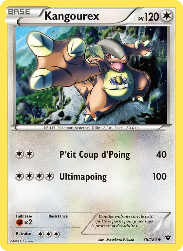 Carte Pokémon Kangourex #75 — Impact des Destins