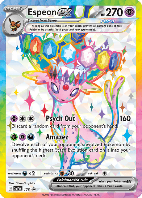 Carte Pokémon Mentali-ex #175 — Promos Écarlate et Violet