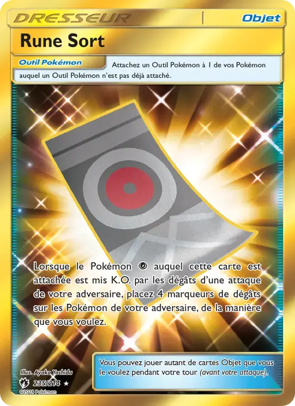 Carte Pokémon Rune Sort #235 — Tonnerre Perdu