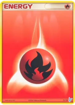 Carte Pokémon Fire Energy #11 — Kit du Dresseur EX 2 (Négapi)