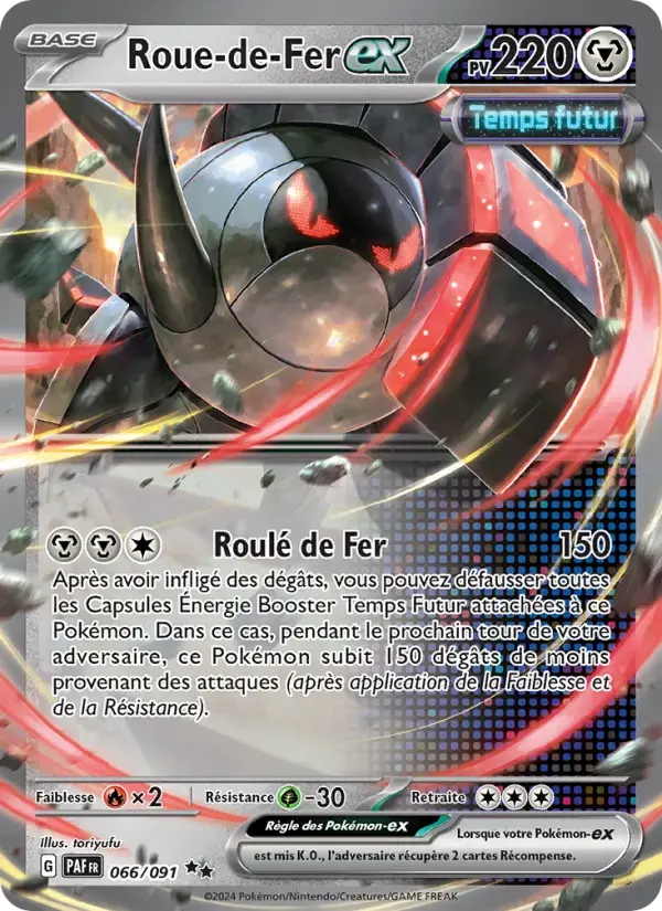 Carte Pokémon Roue-de-Fer-ex #066 — Destinées de Paldea