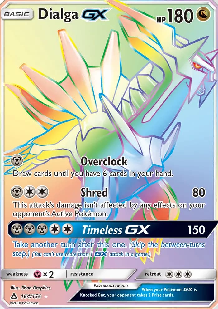 Dialga GX #164 — Ultra Prism