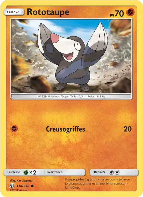 Carte Pokémon Rototaupe #118 — Harmonie des Esprits