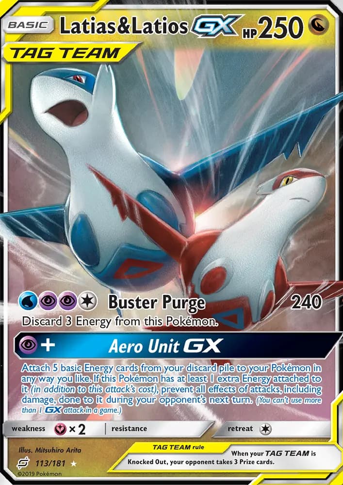 Latias & Latios GX #113 — Team Up