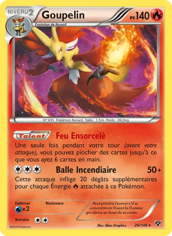 Carte Pokémon Goupelin #26 — XY