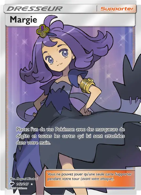 Carte Pokémon Margie #142 — Ombres Ardentes