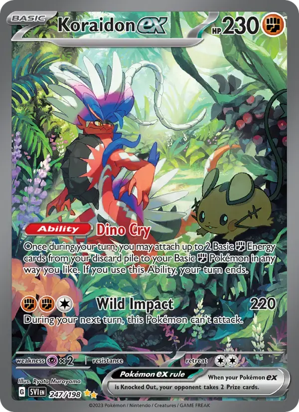 Koraidon ex #247 — Scarlet & Violet
