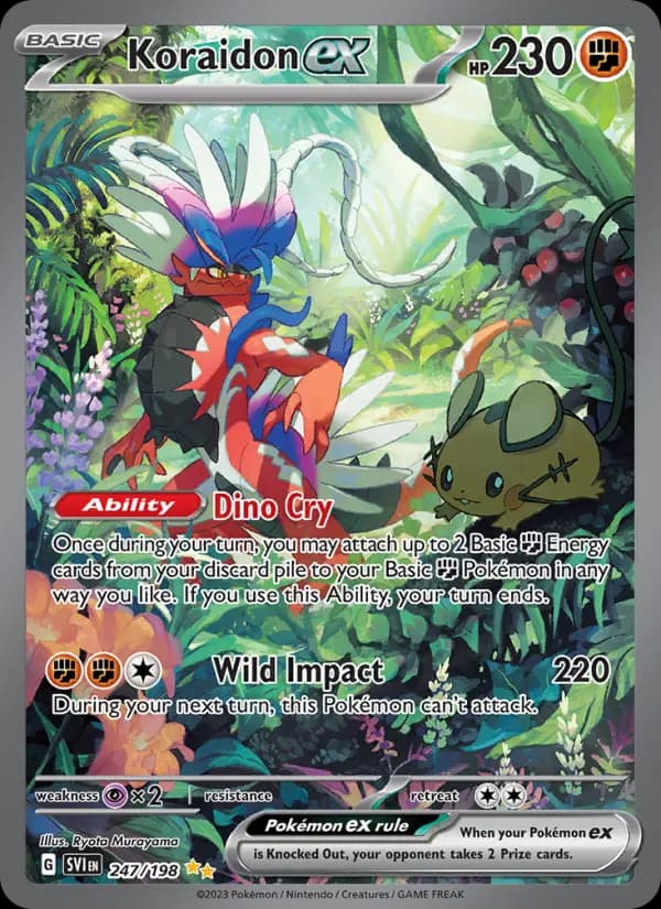 Koraidon ex #247 — Scarlet & Violet