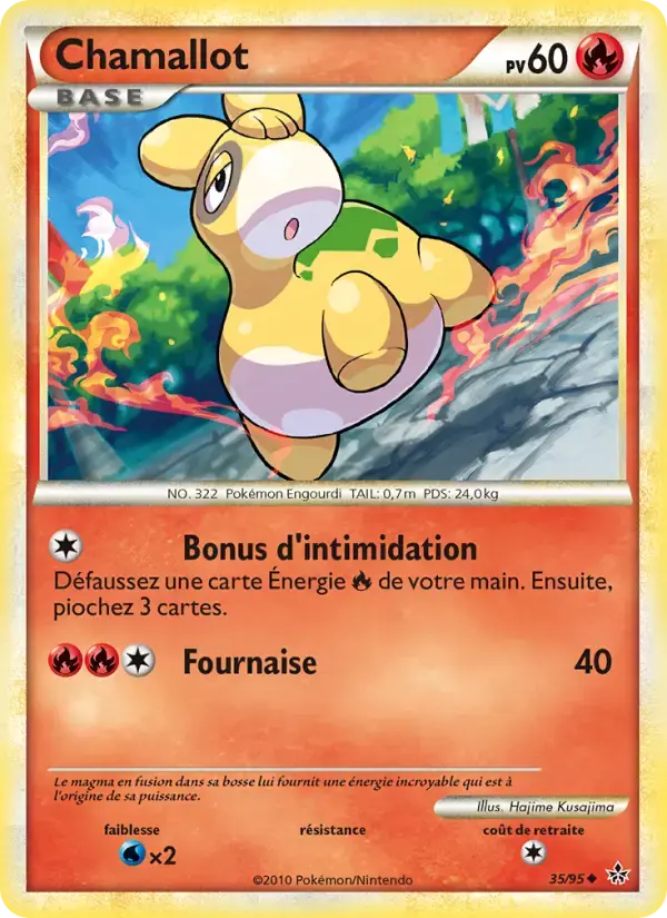 Carte Pokémon Chamallot #35 — Déchaînement