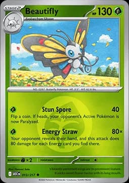 Beautifly #013 Non Holo — Ascended Heroes
