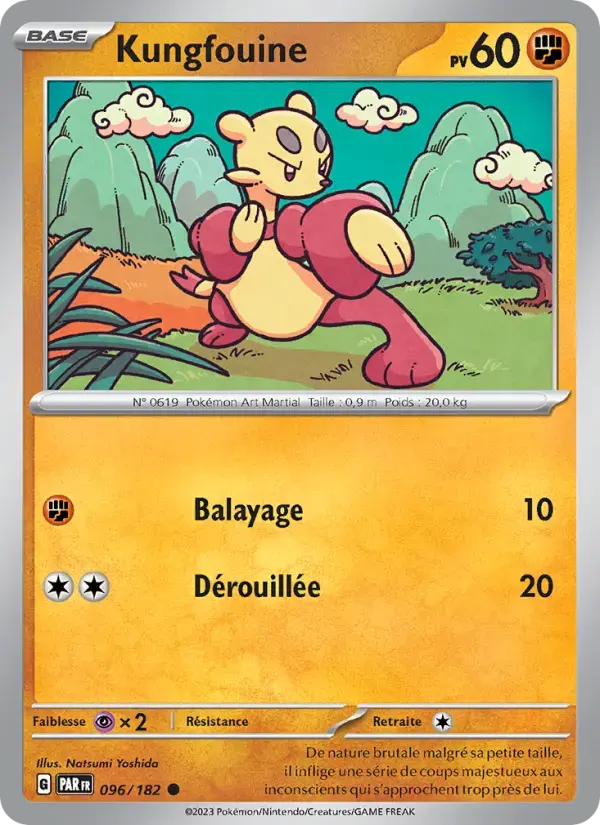 Carte Pokémon Kungfouine #096 — Faille Paradoxe