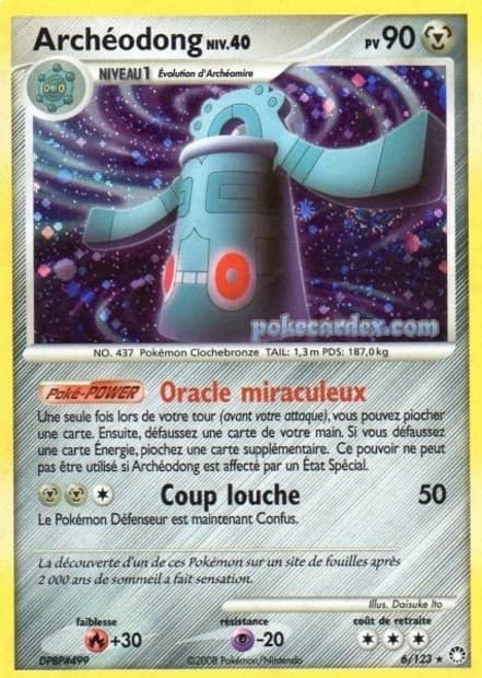 Carte Pokémon Archéodong #6 — Trésors Mystérieux